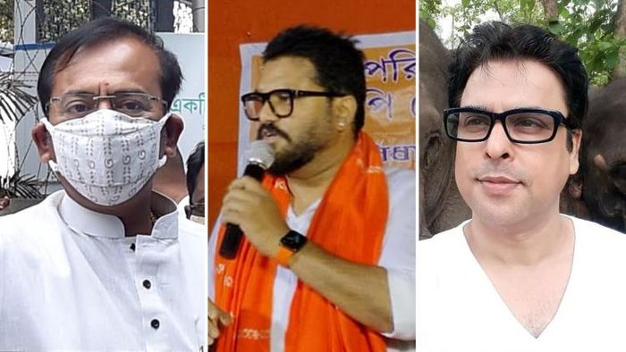 অরূপ বিশ্বাস, বাবুল সুপ্রিয় এবং দেবদূত ঘোষ