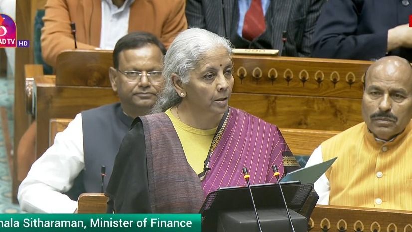 বাজেট পেশ করছেন কেন্দ্রীয় অর্থমন্ত্রী নির্মলা সীতারামন 