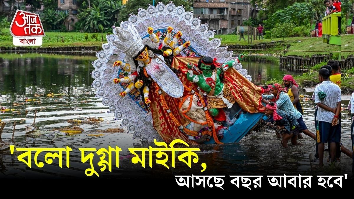 দুর্গা প্রতিমা বিসর্জন 