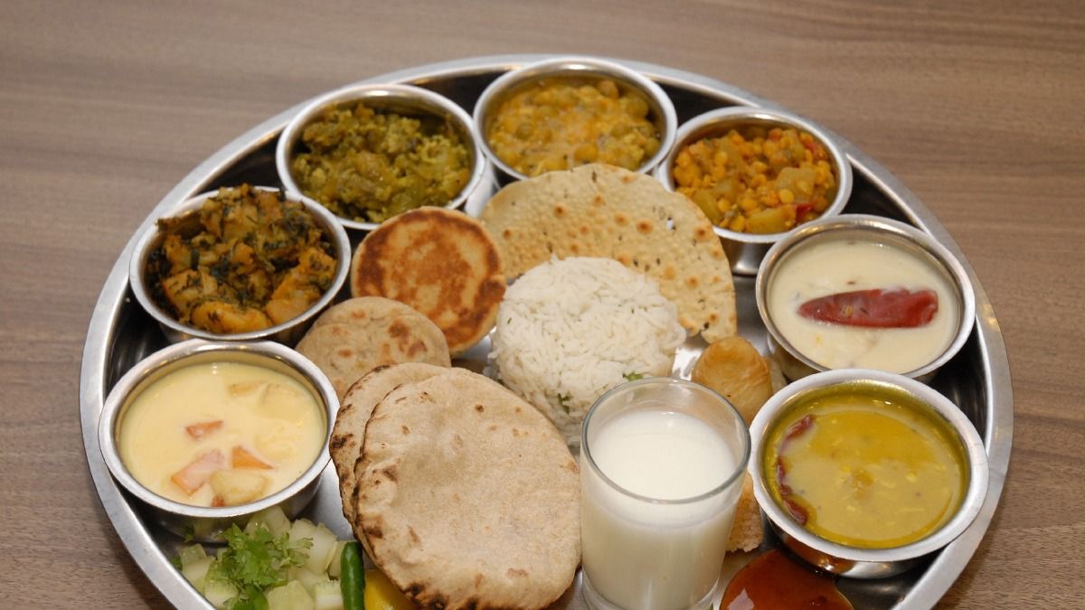 ভারতীয় খাবারের থালি।-ফাইল ছবি