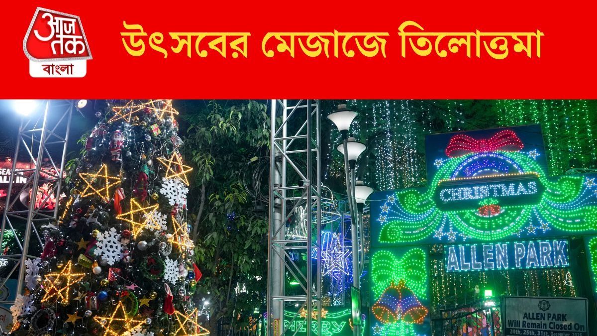 পার্কস্ট্রিট থেকে বো ব্যারাক, বড়দিনের কলকাতায় কত আলো? চোখ ধাঁধানো সব ছবি