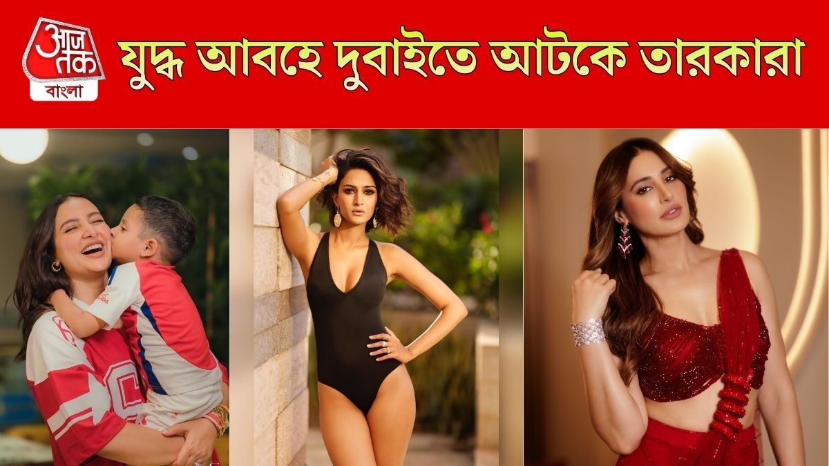 দুবাইতে আটকে কোন কোন তারকারা?