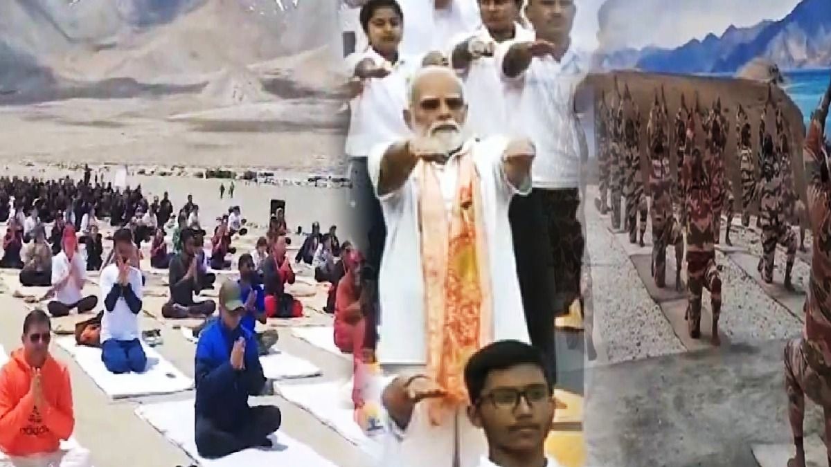 কলকাতা থেকে লাদাখ, যোগাসনে মগ্ন আধ্যাত্মিক ভারত, অপূর্ব সব ছবি রইল