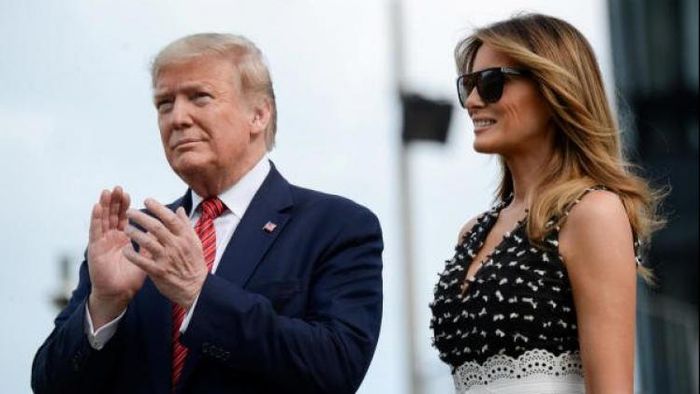 ডোনাল্ড ট্রাম্প ও স্ত্রী মেলানিয়া