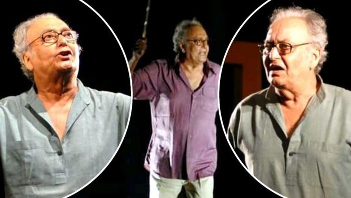 মঞ্চে সৌমিত্র চট্টোপাধ্য়ায়