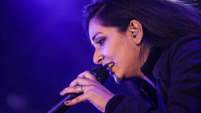 খোলামেলা আড্ডায় সোমলতা আচার্য চৌধুরী (ছবি সৌজন্য:ফেসবুক)