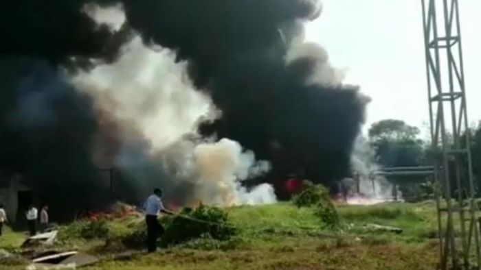 ভোজ্য তেলের কারখানায় বিধ্বংসী অগুন