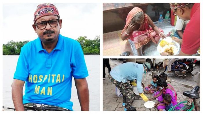 অভূক্তদের ত্রাতা ‘হসপিটাল-ম্যান’ পার্থ চৌধুরী!