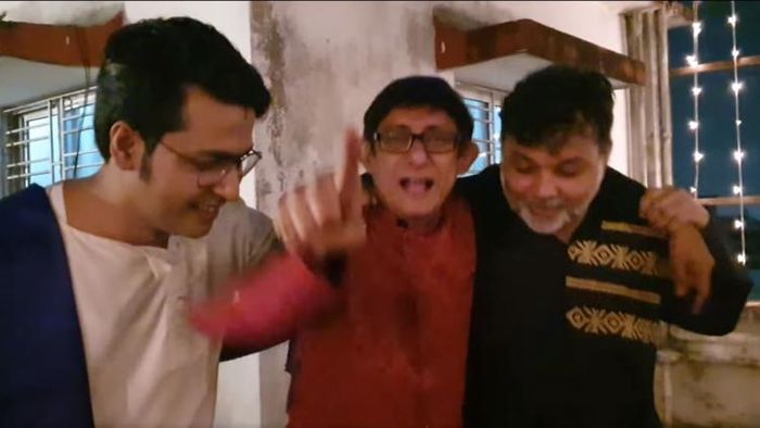 নাচের তালে অনির্বাণ, সৃজিত, কাঞ্চন