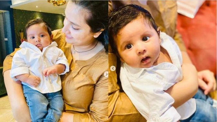 ইনস্টাগ্রামে ছেলের ছবি পোস্ট করলেন শুভশ্রী। ফোটো- শুভশ্রীর ইনস্টাগ্রাম সৌজন্যে