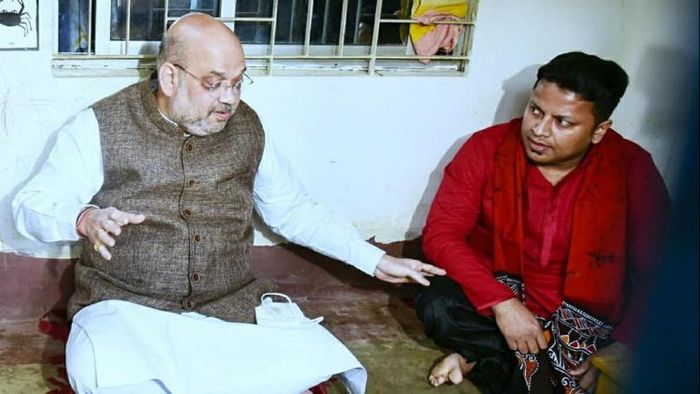 বোলপুরে শাহের কর্মসূচি রূপায়ণে বিশেষ দায়িত্বে ছিলেন অনুপম হাজরা