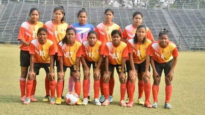কন্যাশ্রী কাপ খেলতে নামার আগে ইস্টবেঙ্গল দল, ছবি - টুইটার