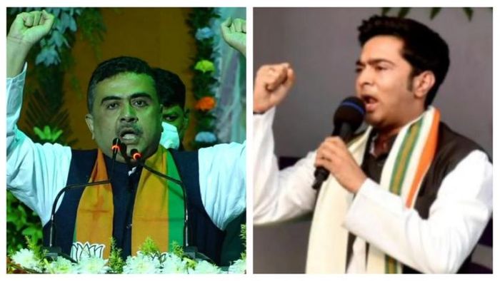 শুভেন্দু অধিকারী, অভিষেক বন্দ্য়োপাধ্য়ায়