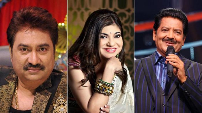 একই মঞ্চে অলকা- শানু - উদিত