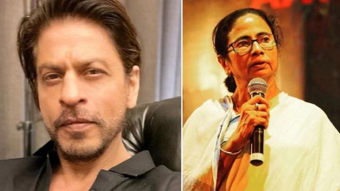 শাহরুখ খান ও মমতা বন্দ্যোপাধ্যায়