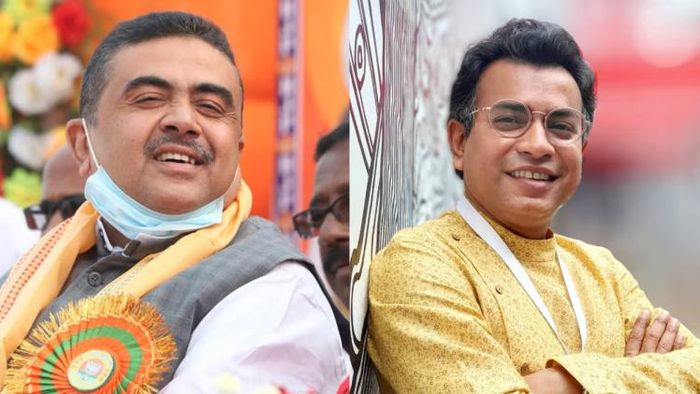 রুদ্রনীল ঘোষ ও শুভেন্দু অধিকারী। ছবি-ফেসবুক