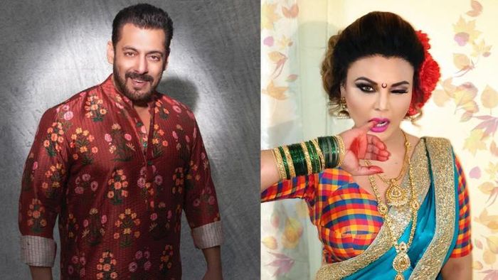 সলমন খান ও রাখি সাওয়ান্ত (ছবি সৌজন্য: ফেসবুক)