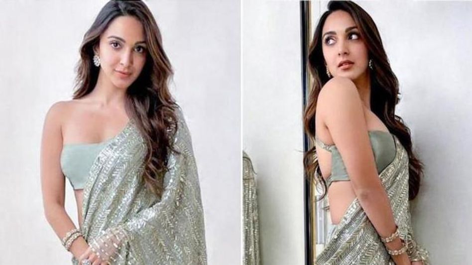 মেটালিক শাড়িতে 'দেশি গার্ল'কে মনে করাচ্ছেন কিয়ারা মেটালিক শাড়িতে 'দেশি গার্ল'কে মনে করাচ্ছেন কিয়ারা