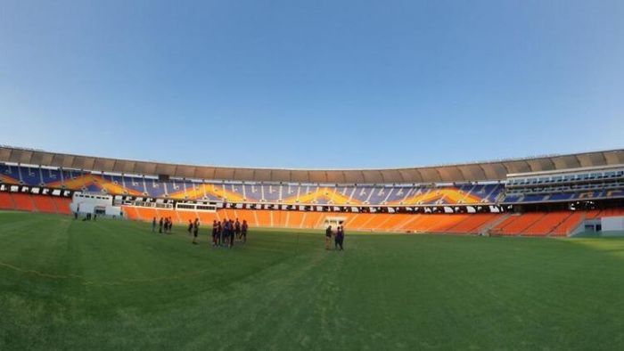 নয়া সাজে আমেদাবাদের মোতেরা স্টেডিয়াম (ছবি সৌজন্য - বিসিসিআই)