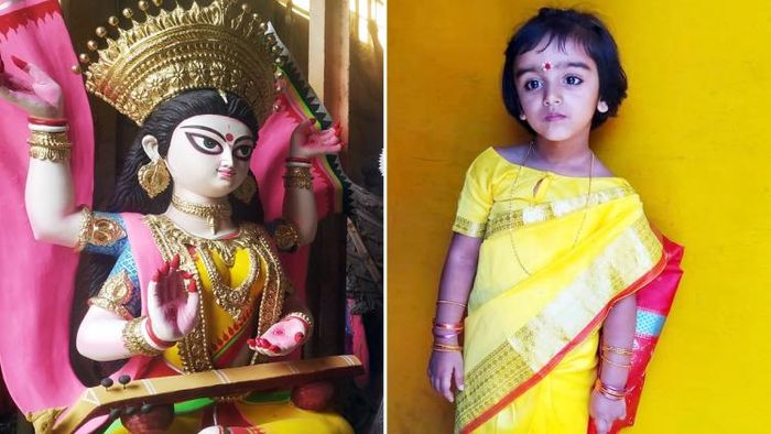 মাঘ মাসের শুক্লা পঞ্চমী তিথিতে সরস্বতী পুজো