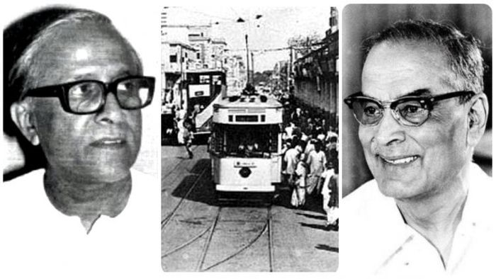 পশ্চিমবঙ্গের দুই প্রাক্তন মুখ্যমন্ত্রী জ্যোতি বসু ও ডাঃ বিধানচন্দ্র রায়।