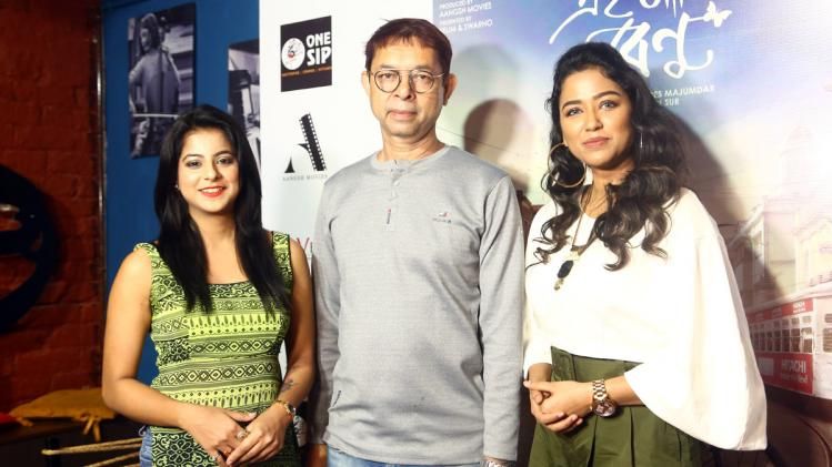 ট্রেলার লঞ্চ অনুষ্ঠানে অলিভিয়া, সৌমেন, সোহিনী