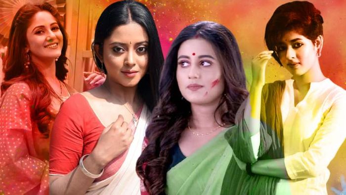 তৃণা, শ্রুতি, স্বস্তিকা ও দিতিপ্রিয়া (ছবি সৌজন্য: ফেসবুক)