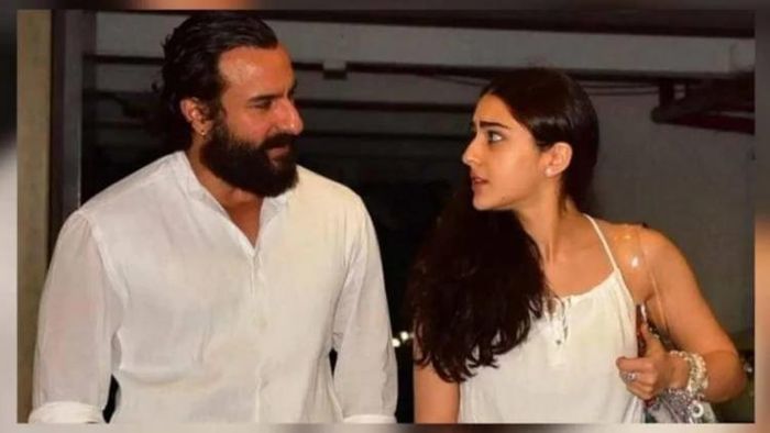 সইফ, সঙ্গে কন্যা সারা