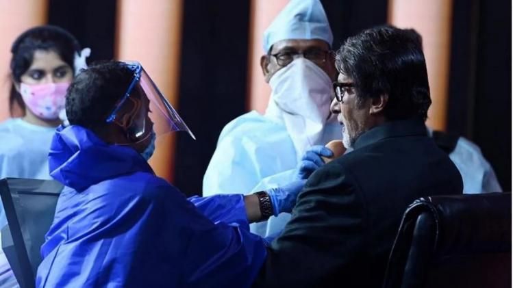 কেবিসি-র শুটিংয়ে অমিতাভ বচ্চন