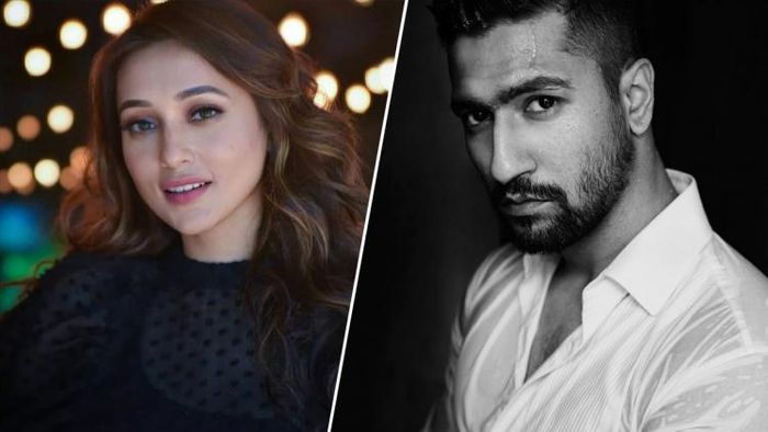 মিমি চক্রবর্তী ও ভিকি কৌশল (ছবি: ফেসবুক)