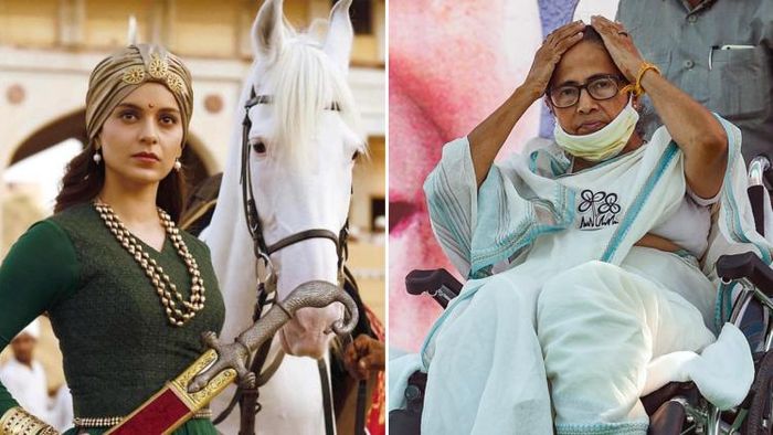 কঙ্গনা রানাওয়াত ও মমতা বন্দোপাধ্যায়