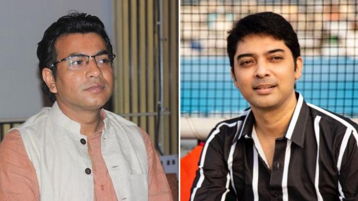 রুদ্রনীল ঘোষ ও ভাস্বর চট্টোপাধ্যায় (ছবি সৌজন্য: ফেসবুক)