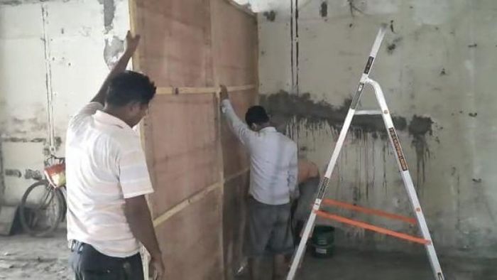 ফিল্ড হাসপাতাল তৈরির কাজ চলছে