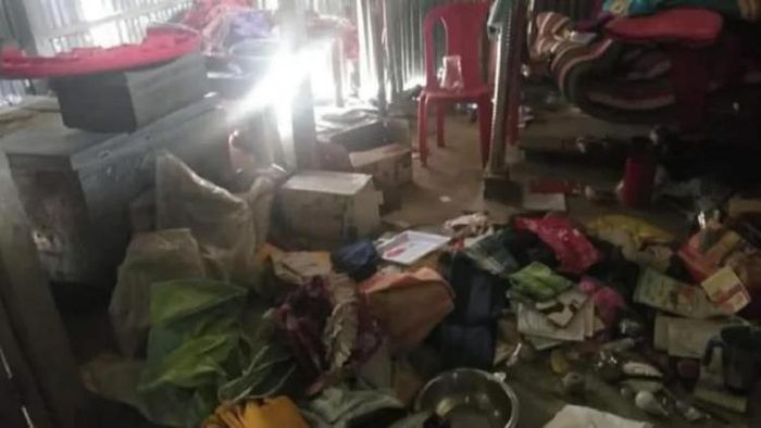 ভাঙচুর বিজেপি কর্মীর অফিস