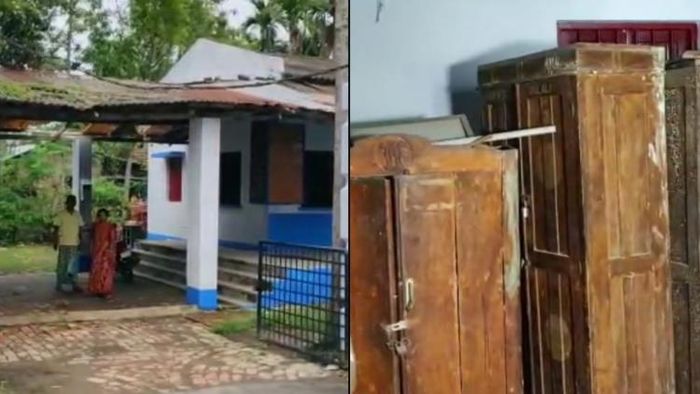 বেহাল দশা গোবরডাঙা দুলালী শিশু হাসপাতালের। ছবি: দীপক দেবনাথ