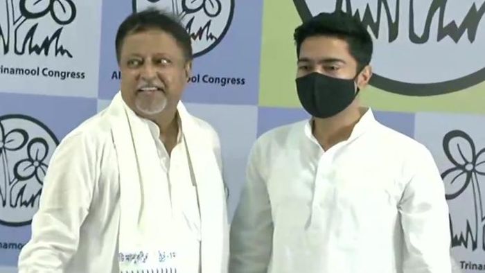 মুকুল রায় ও অভিষেক বন্দ্যোপাধ্যায়