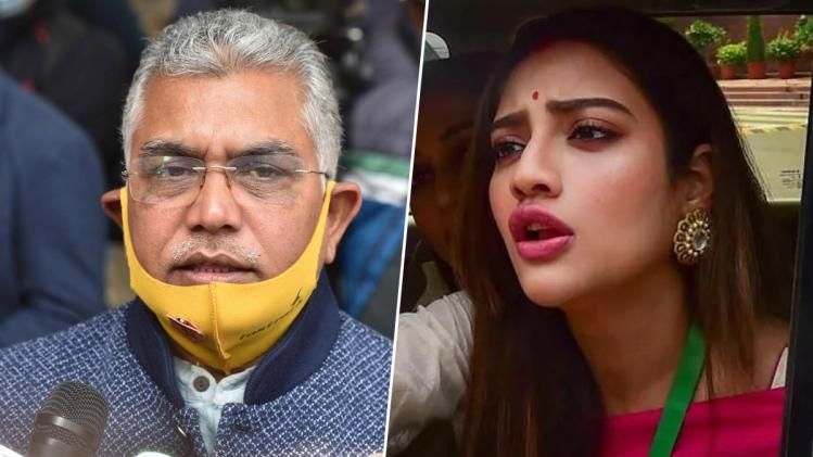 নুসরত জাহানের পদত্যাগ দাবি দিলীপ ঘোষের