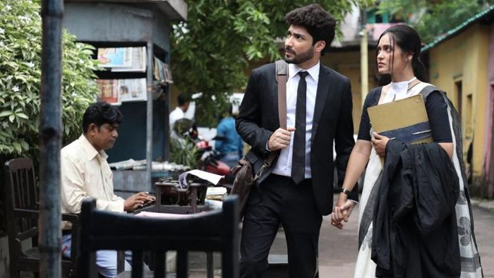 শুটিংয়ে গৌরব চক্রবর্তী, প্রিয়াঙ্কা সরকার