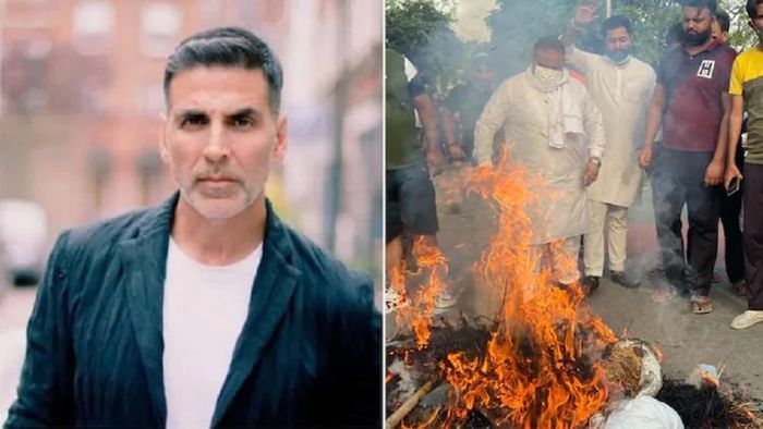 'পৃথ্বীরাজ' ছবির নাম বদলের দাবীতে বিক্ষোভ চণ্ডীগড়ে