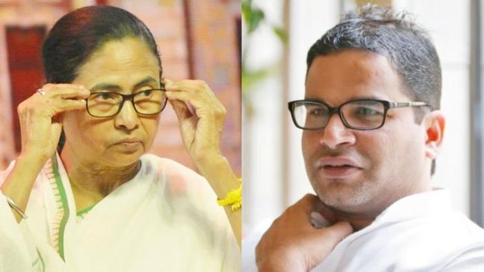 মমতা বন্দ্যোপাধ্যায় ও প্রশান্ত কিশোর। ফাইল ছবি