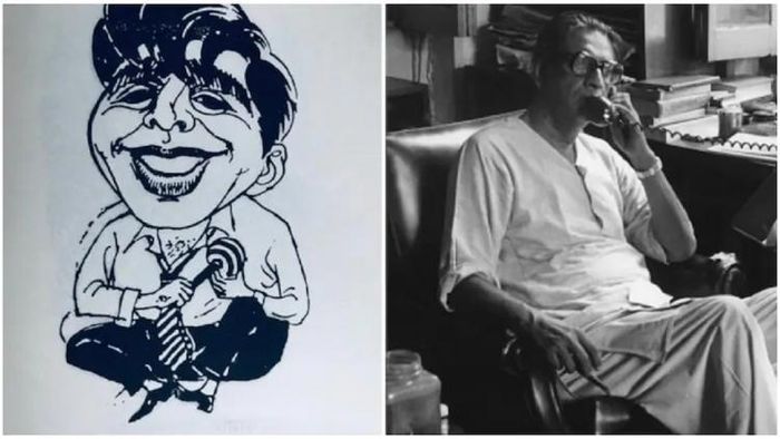 সৃষ্টি। পাশে স্রষ্টা