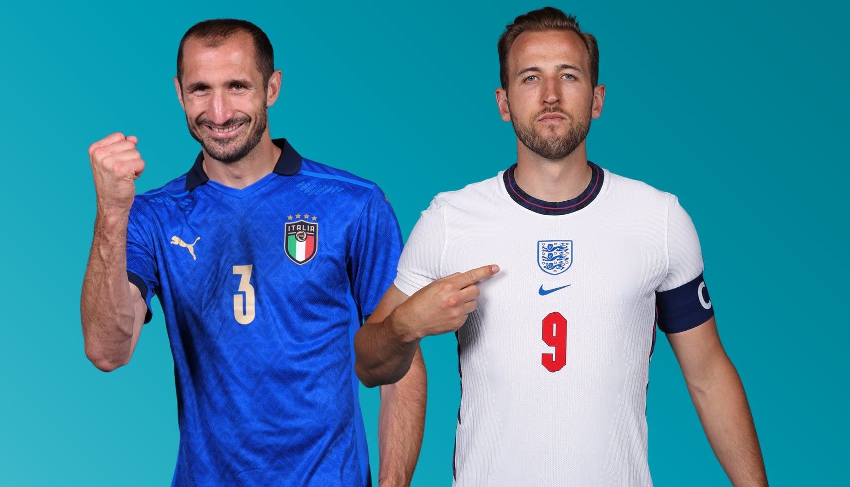 মুখোমুখি ইতালি বনাম ইংল্যান্ড।
