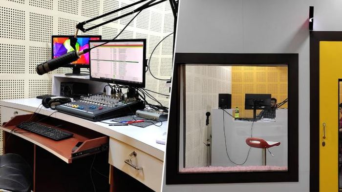 রেডিও নিউটাউন-এর অন্দর। ছবি সৌজন্য: হিডকো