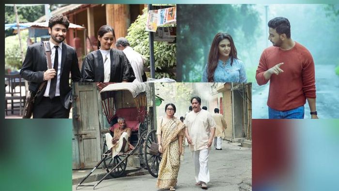 'নির্ভয়া', 'মহানন্দা' ও জতুগৃহ' ছবির নেপথ্য দৃশ্য