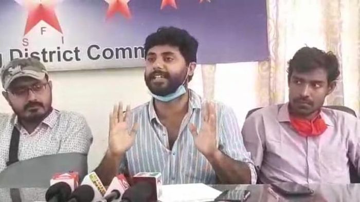 শিলিগুড়িতে এসএফআইয়ের সর্বভারতীয় সম্পাদক