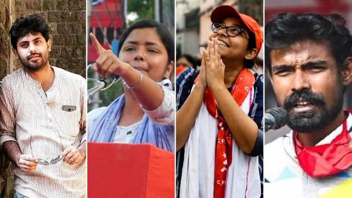 সৃজন ভট্টাচার্য, মীনাক্ষি মুখোপাধ্যায়, পৃথা তা এবং প্রতীক-উর রহমান। ছবি সৌজন্য: ফেসবুক