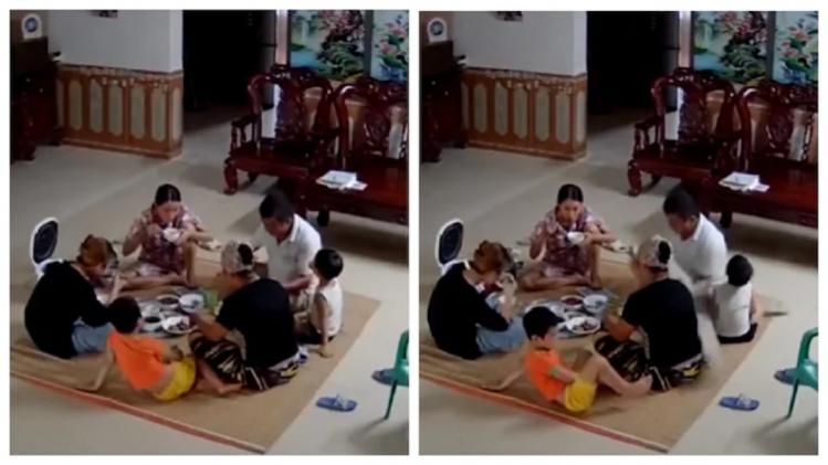 পরিবারের সবাই করছিলেন ডিনার, আচমকাই খসে পড়ল সিলিং ফ্যান