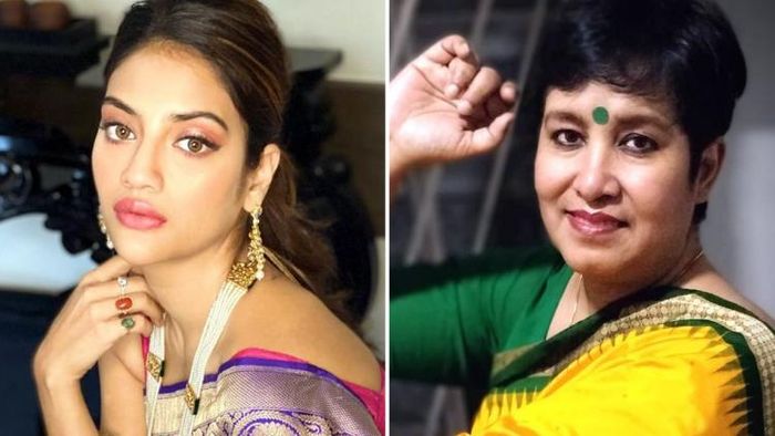 নুসরত জাহান ও তসলিমা নাসরিন (ছবি সৌজন্য: ফেসবুক)