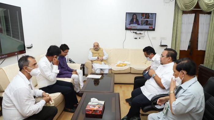 স্বরাষ্ট্রমন্ত্রী অমিত শাহের সঙ্গে বৈঠক