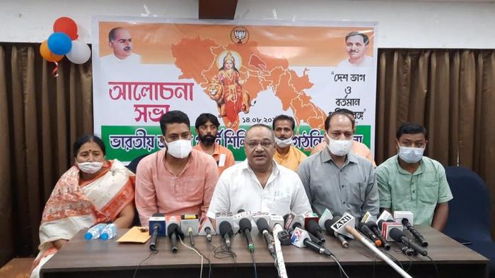 সংবাদ মাধ্যমের মুখোমুখি শমীক ভট্টাচার্য